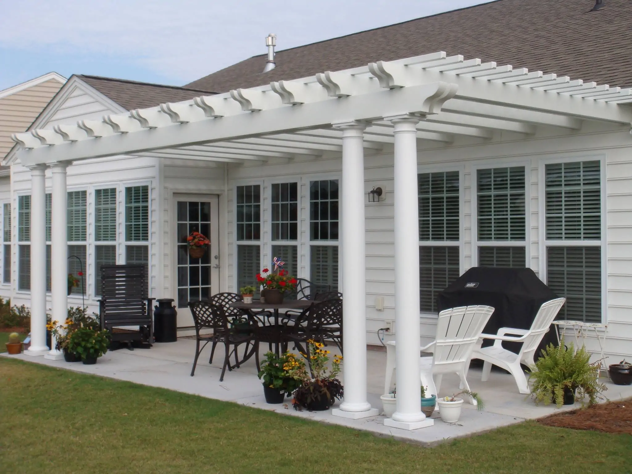 louvered pergola spartanburg Boiling Springs
