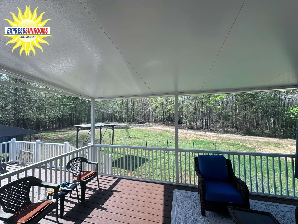 A Screened Porch with Wooded Views in Cherokee, SC